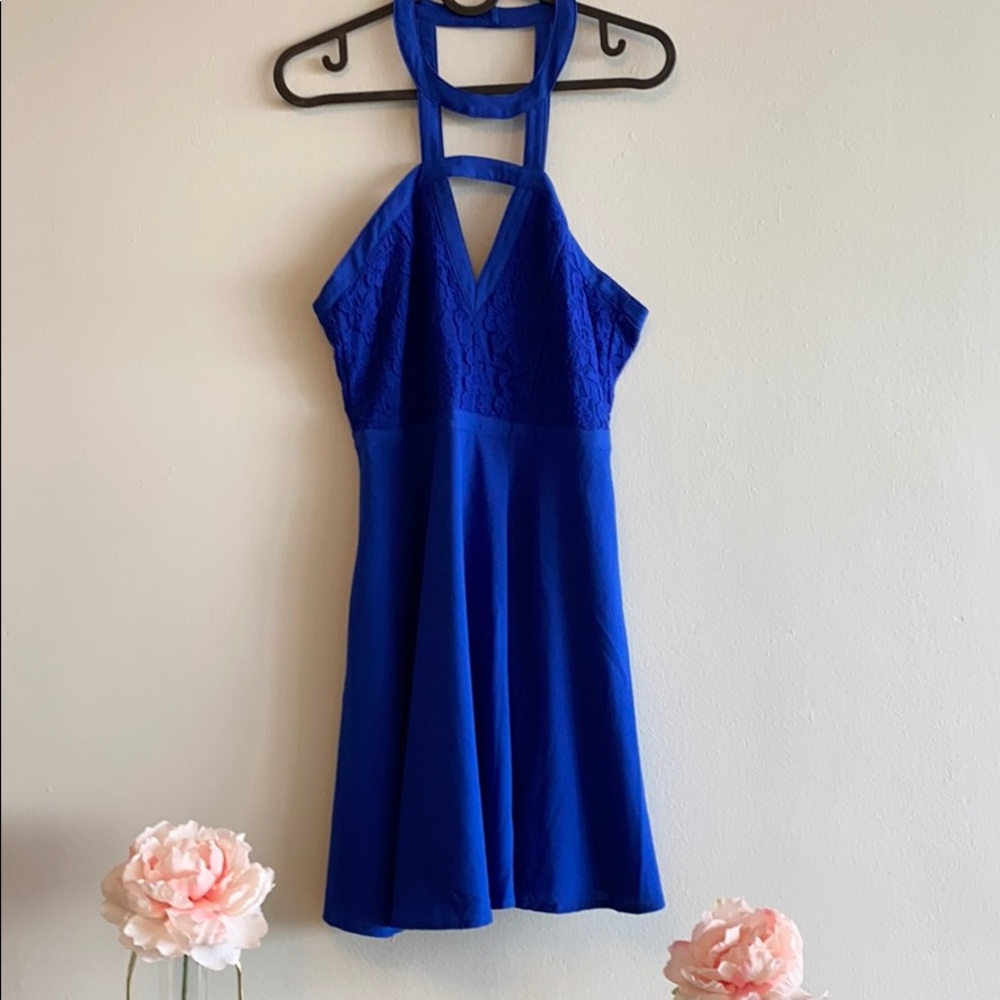Lulu’s Blue skater Dress